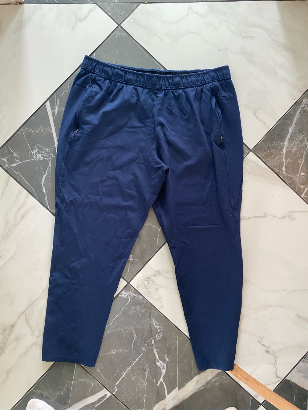 Men's Navy Athletic Jogger Pants